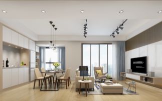 89㎡現(xiàn)代簡約三居裝修案例 效果圖